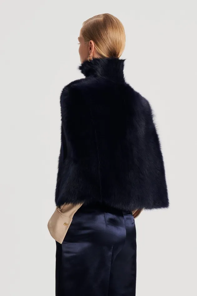 Women Capes Scanlan Theodore TOSCANA CAPE NAVY