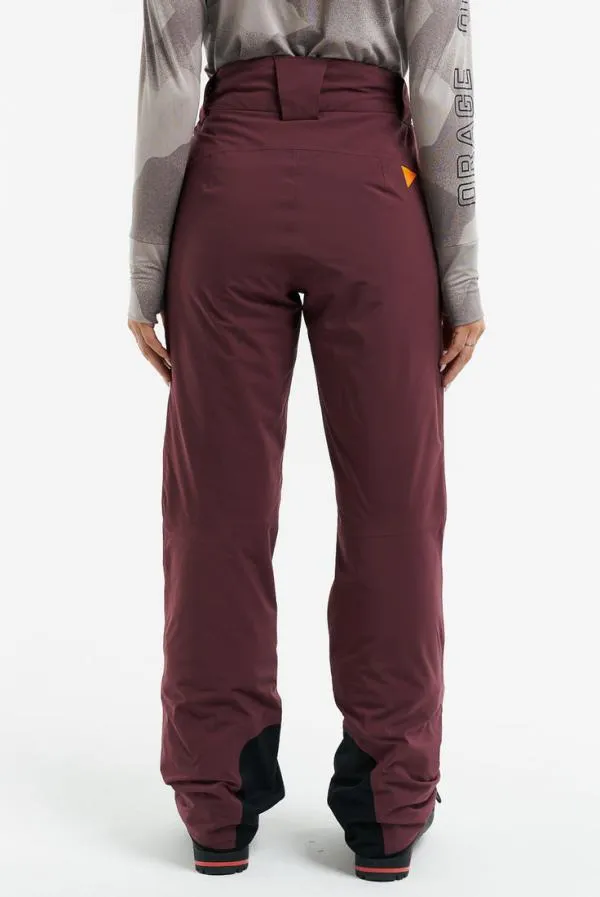 Women Chica Insulated PantDark Cherry Orage Pants Women Chica Insulated PantDark Cherry Orage Pants