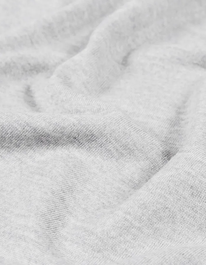 Women Classic Organic Crew 8211 Snow Melange Women Crewneck Sweatshirts Colorfulstandard