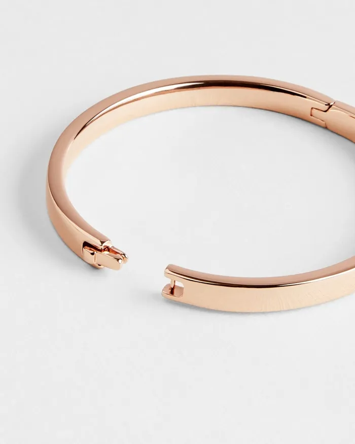 Women CLEMINA 8211 Hinged Bangle Rose Gold Colour Ted Baker Jewellery Women CLEMINA 8211 Hinged Bangle Rose Gold Colour Ted Baker Jewellery