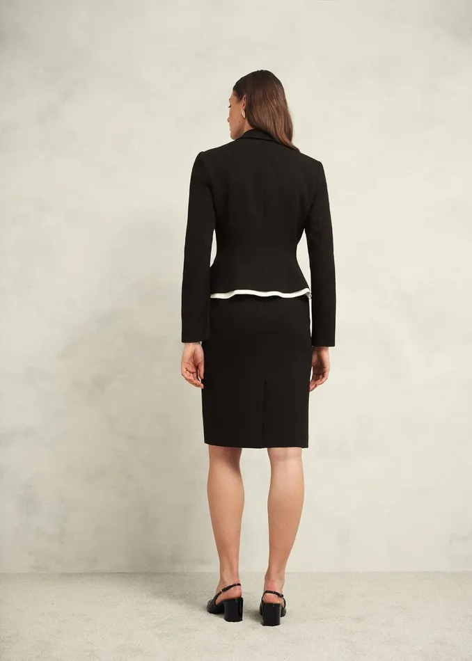 Women Coats and Jackets Hobbs Harmony Jacket Black Ivory