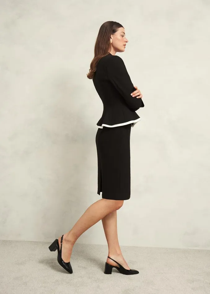 Women Coats and Jackets Hobbs Harmony Jacket Black Ivory