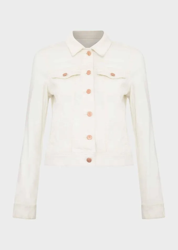 Women Coats and Jackets Hobbs Mariam Jacket Milky White