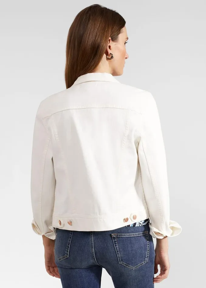 Women Coats and Jackets Hobbs Mariam Jacket Milky White