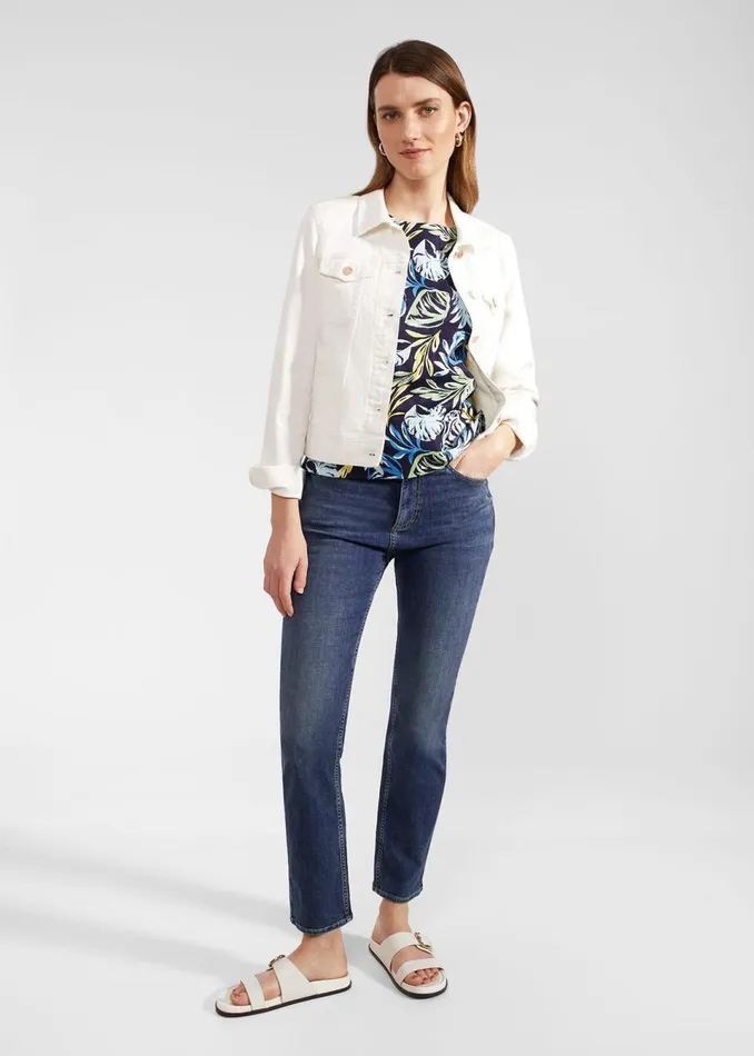 Women Coats and Jackets Hobbs Mariam Jacket Milky White