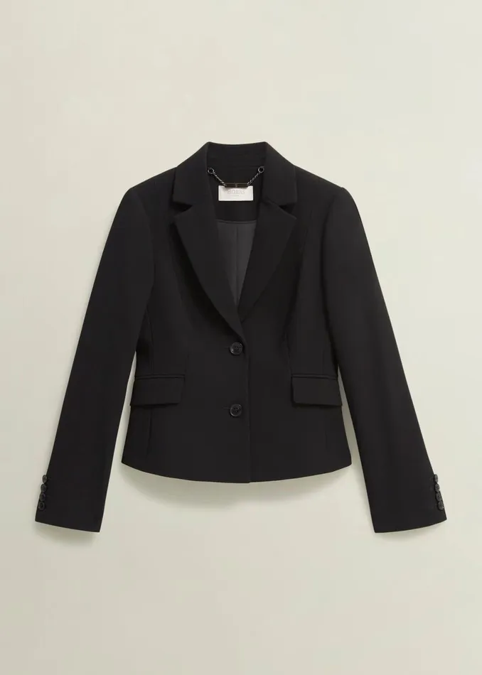Women Coats and Jackets Hobbs Petite Maya Jacket Black