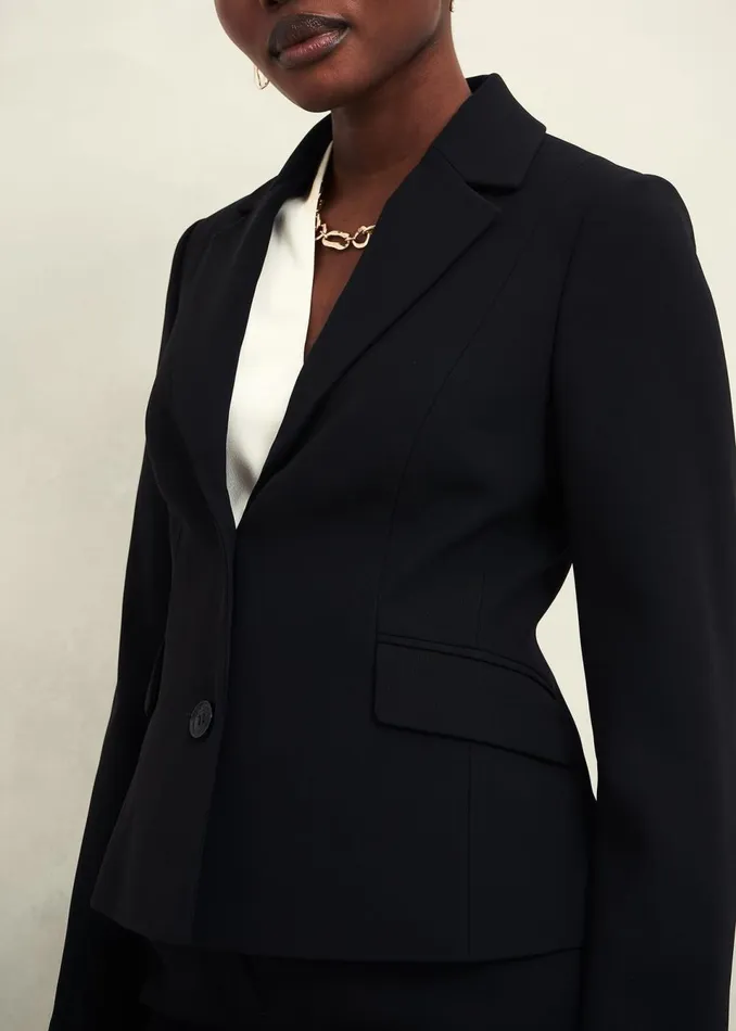 Women Coats and Jackets Hobbs Petite Maya Jacket Black