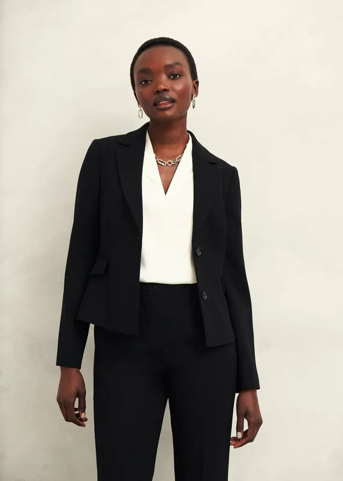 Women Coats and Jackets Hobbs Petite Maya Jacket Black