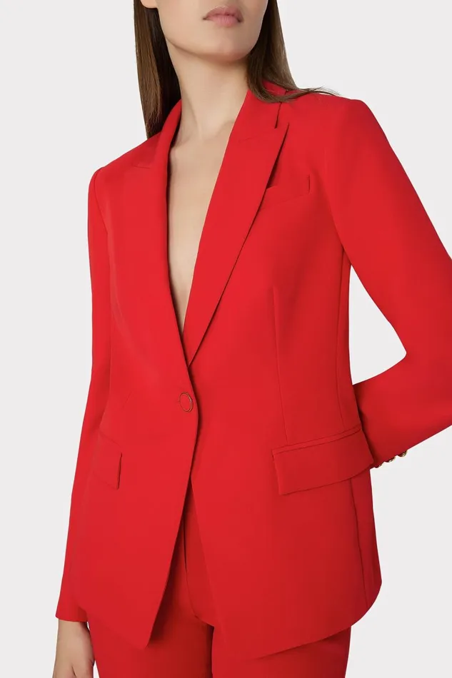 Women Coats and Jackets Milly Avery Cady Blazer Red