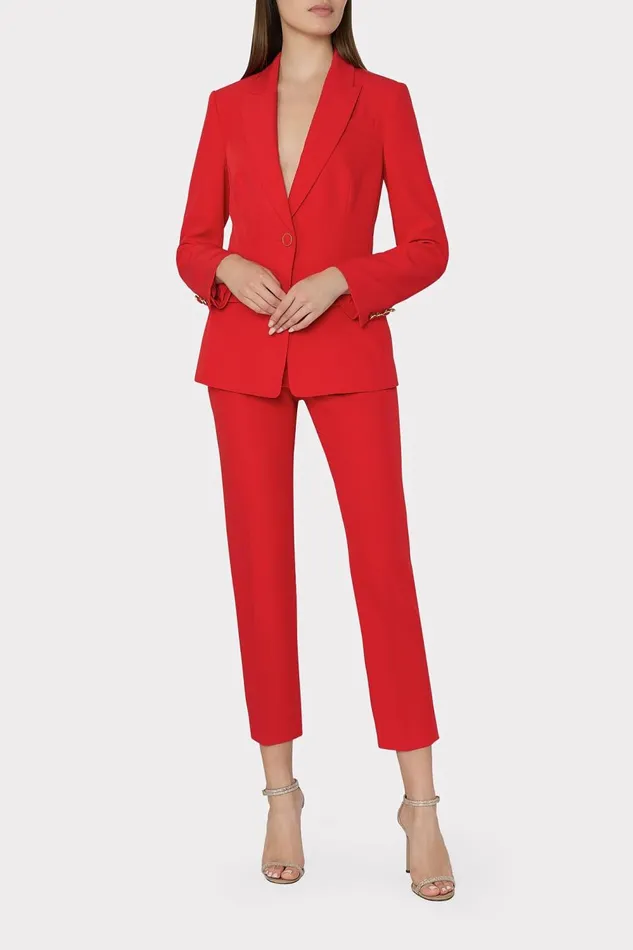 Women Coats and Jackets Milly Avery Cady Blazer Red