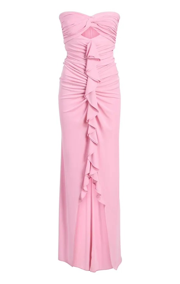 Women Cocktail and Evening Cinq Sept Jenna Gown Carnation