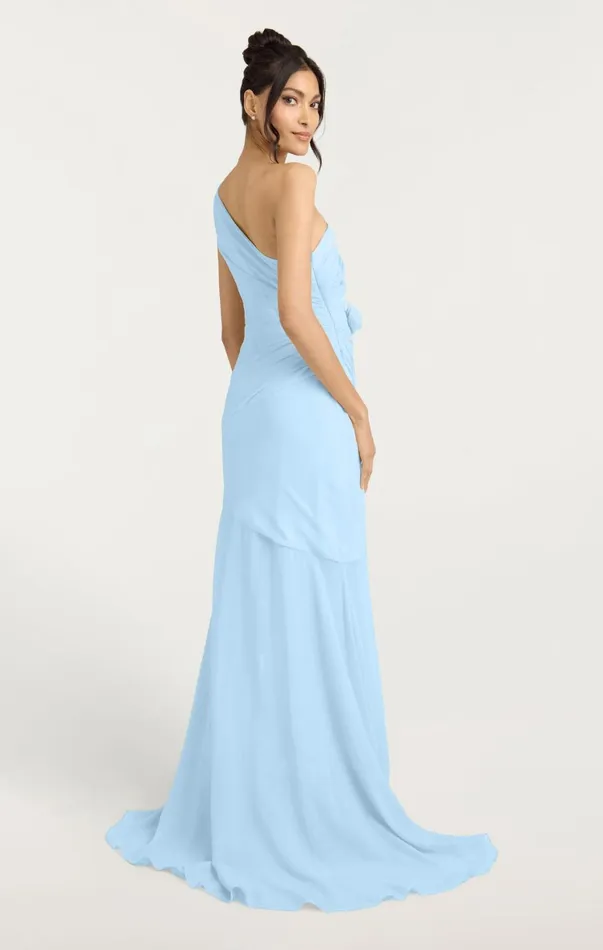 Women Cocktail and Evening Cinq Sept Kaleb Gown Serene Sky
