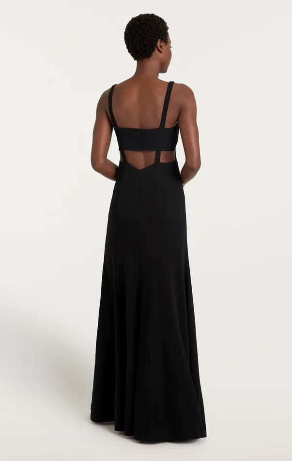 Women Cocktail and Evening Cinq Sept Liliane Gown Black