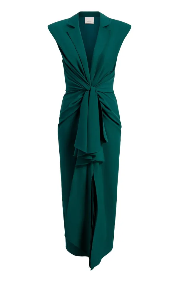 Women Cocktail and Evening Cinq Sept Padma Dress Green Onyx