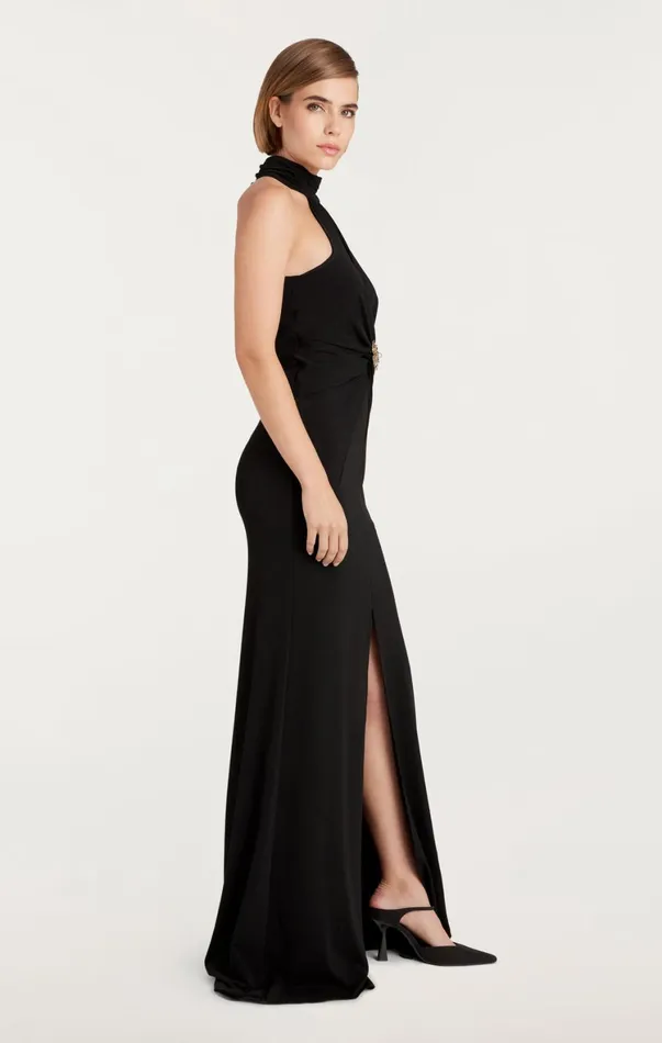Women Cocktail and Evening Cinq Sept Sandry Gown Black