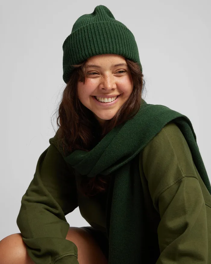 Women Colorfulstandard Merino Wool Scarf 8211 Kelly Green Scarves