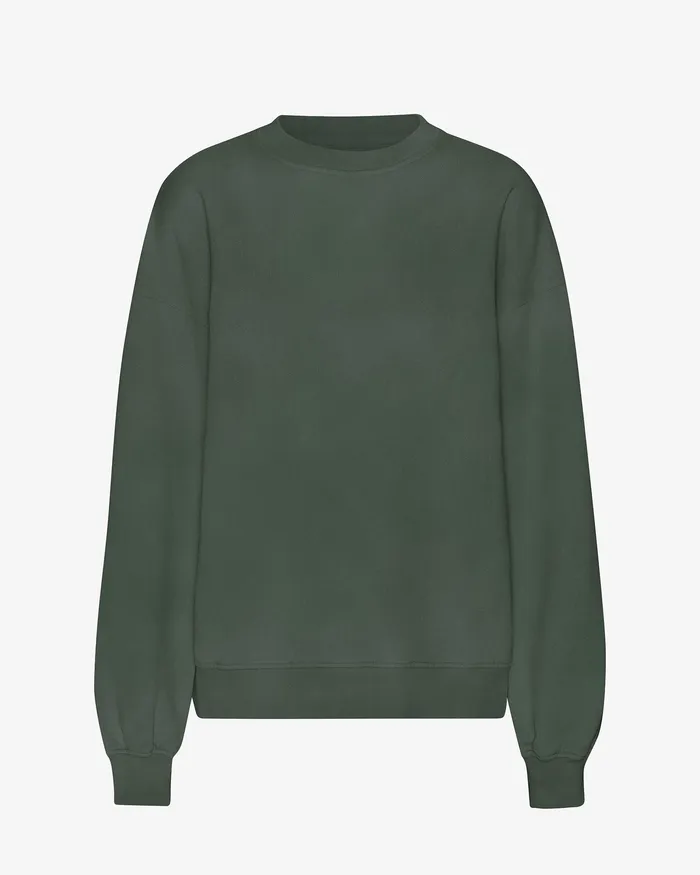 Women Colorfulstandard Organic Oversized Crew 8211 Midnight Forest Crewneck Sweatshirts
