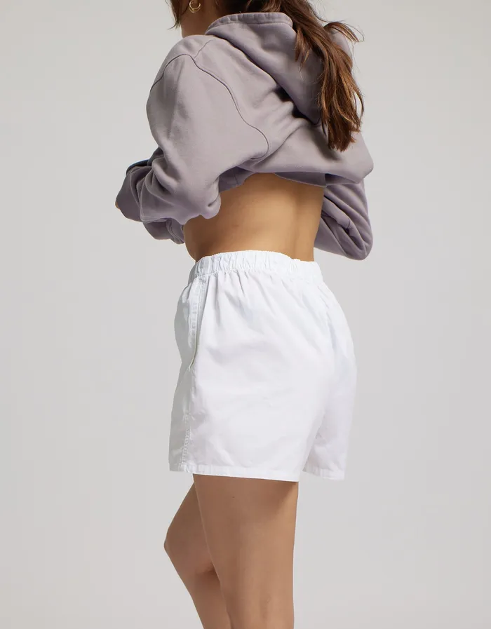 Women Colorfulstandard Women Organic Twill Shorts 8211 Oyster Grey Shorts