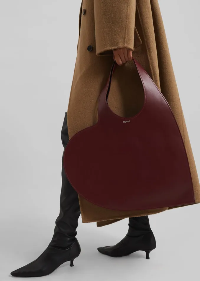 Women Coperni Heart Tote Bag 8211 Red The Frankie Shop
