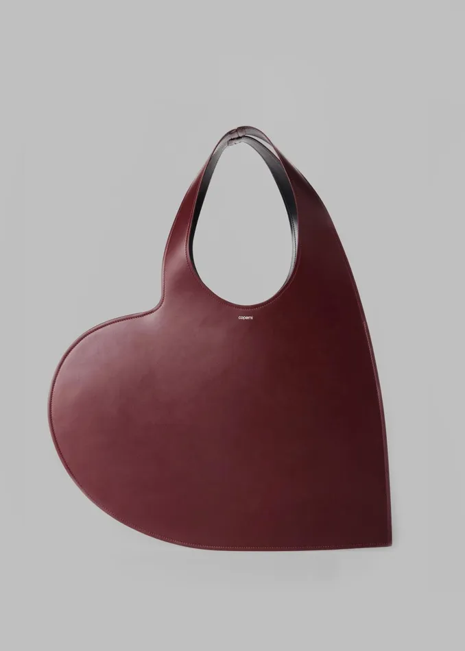 Women Coperni Heart Tote Bag 8211 Red The Frankie Shop