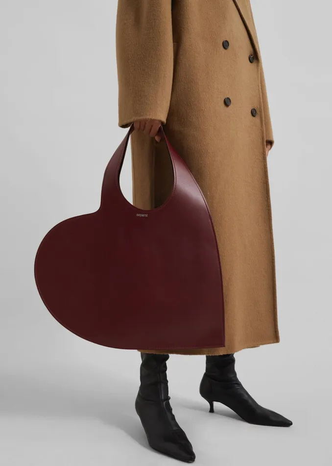 Women Coperni Heart Tote Bag 8211 Red The Frankie Shop