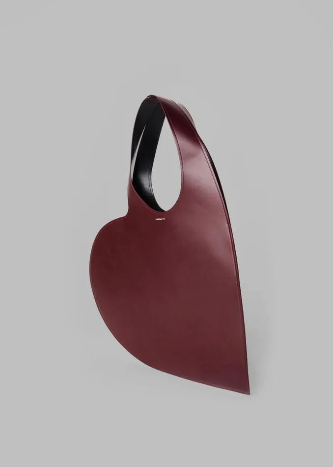 Women Coperni Heart Tote Bag 8211 Red The Frankie Shop