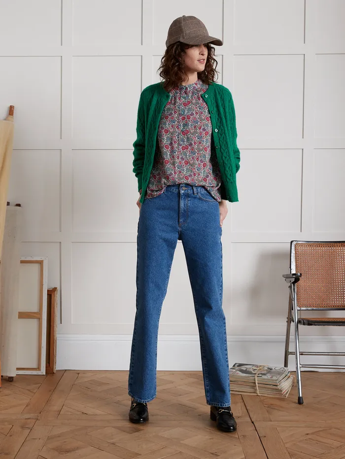 Women Cyrillus Clothing Blouse Made With Liberty Fabric 8211 The Limited Collection