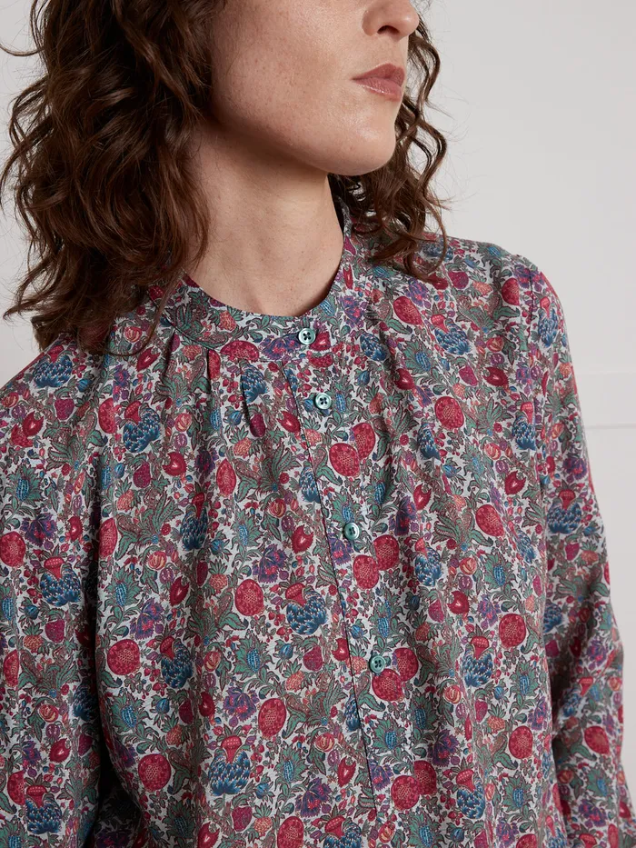Women Cyrillus Clothing Blouse Made With Liberty Fabric 8211 The Limited Collection