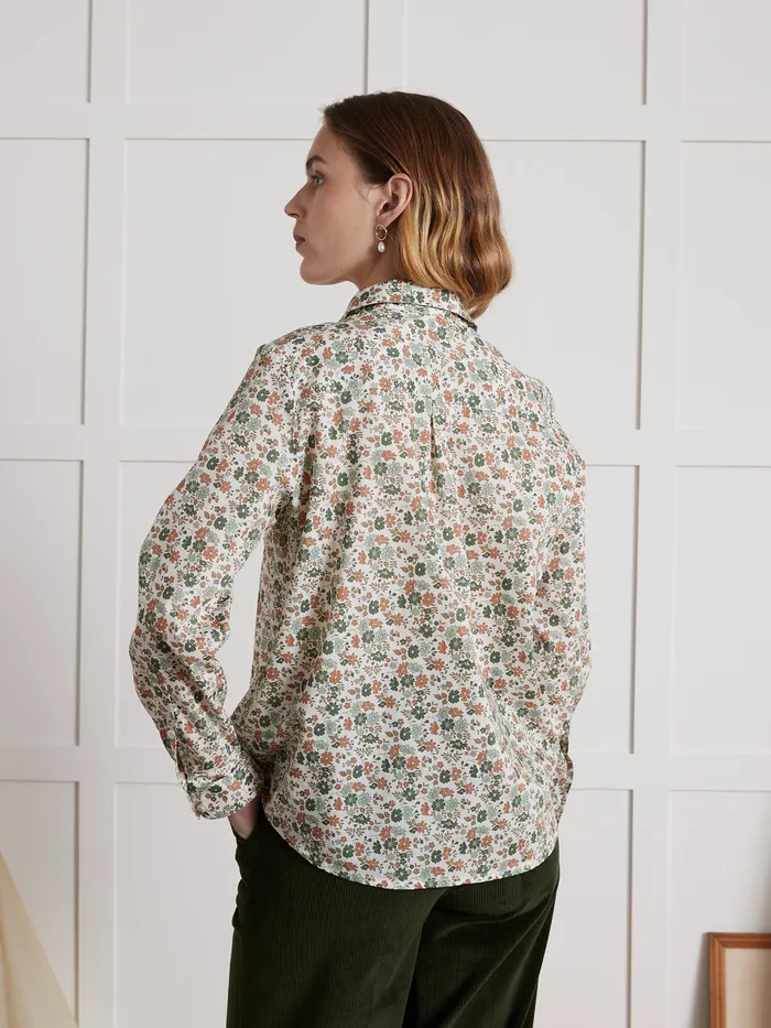 Women Cyrillus Clothing Shirt Made With Liberty Fabric 8211 The Limited Collection Lib Capel Floret