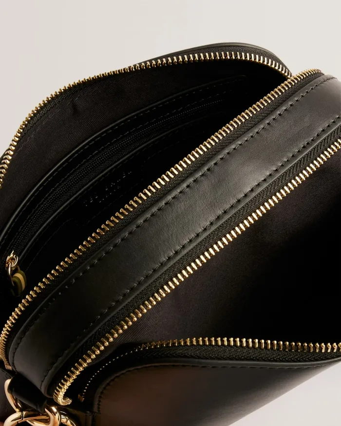 Women DARCELO 8211 Branded Webbing Camera Bag Jetblack Ted Baker Crossbody Bags