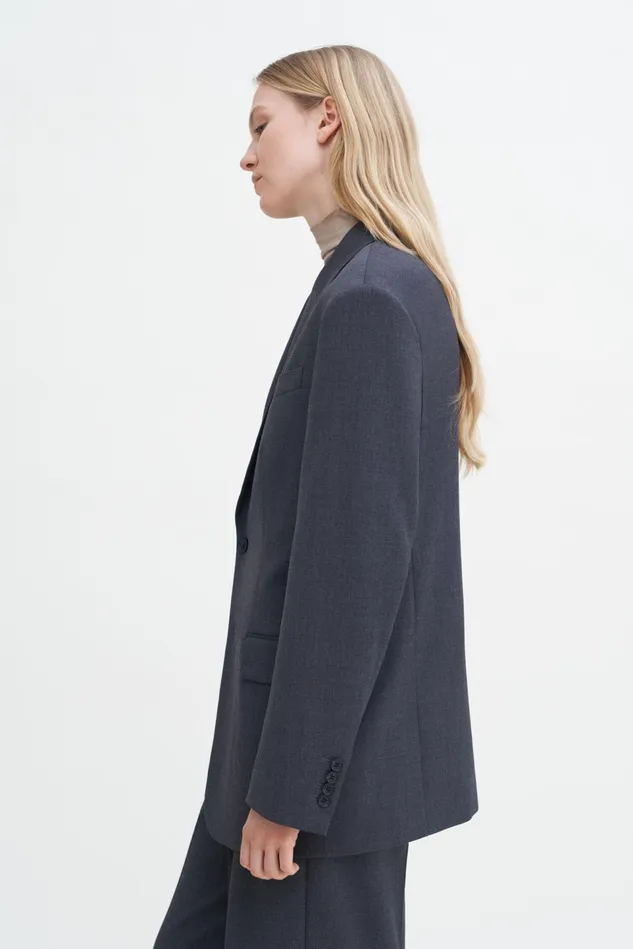 Women Davina Blazer Dk Grey Mel Filippa K Blazers