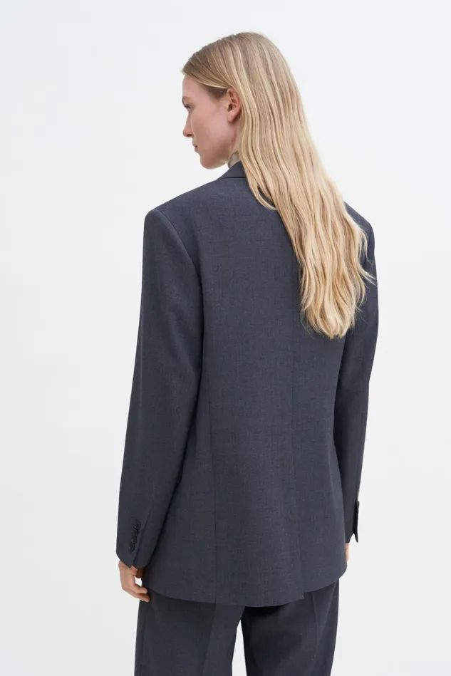 Women Davina Blazer Dk Grey Mel Filippa K Blazers