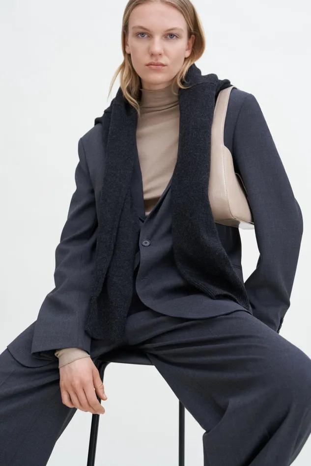 Women Davina Blazer Dk Grey Mel Filippa K Blazers