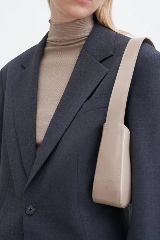 Women Davina Blazer Dk Grey Mel Filippa K Blazers