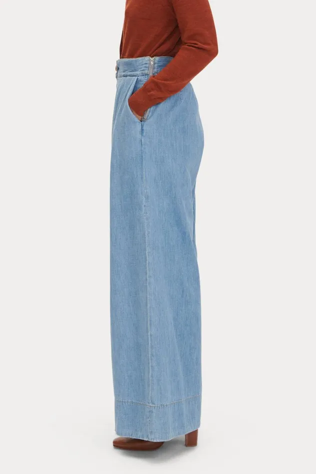 Women Denim Shop Rachel Comey Coxsone Pant Celeste Women Denim Shop Rachel Comey Coxsone Pant Celeste