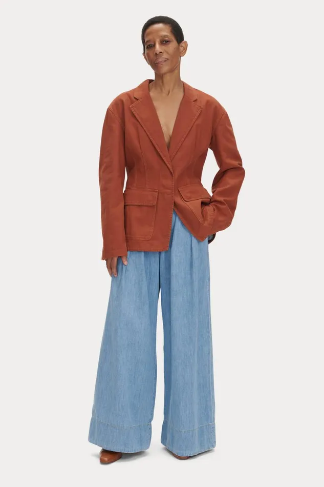 Women Denim Shop Rachel Comey Coxsone Pant Celeste Women Denim Shop Rachel Comey Coxsone Pant Celeste