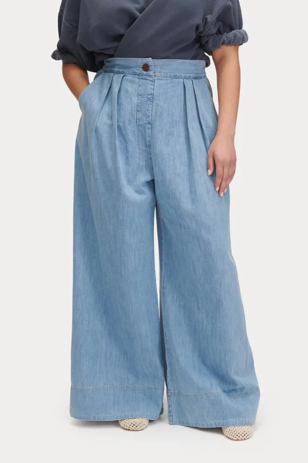 Women Denim Shop Rachel Comey Coxsone Pant Celeste Women Denim Shop Rachel Comey Coxsone Pant Celeste