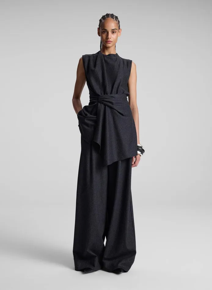 Women Dion Wool Cashmere Mini Dress Charcoal ALC Dresses