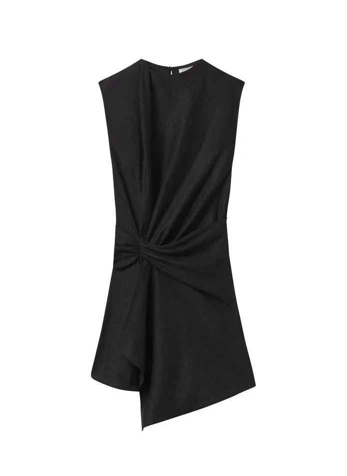 Women Dion Wool Cashmere Mini Dress Charcoal ALC Dresses