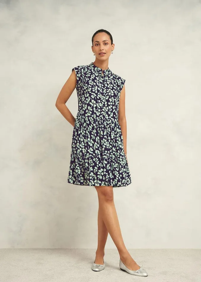 Women Dresses and Jumpsuits Hobbs Layla Dress True Navy Green