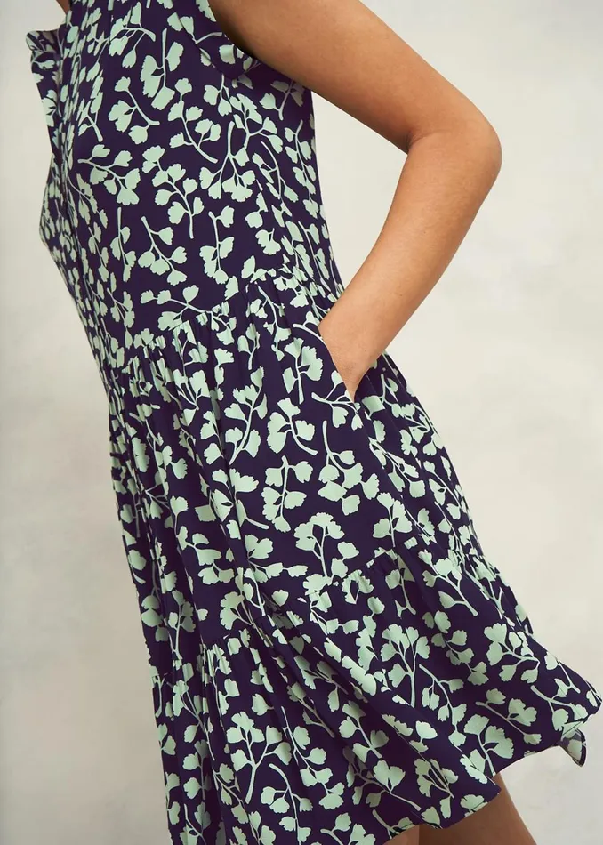 Women Dresses and Jumpsuits Hobbs Layla Dress True Navy Green