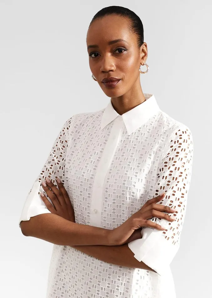 Women Dresses and Jumpsuits Hobbs Marciella Dress White