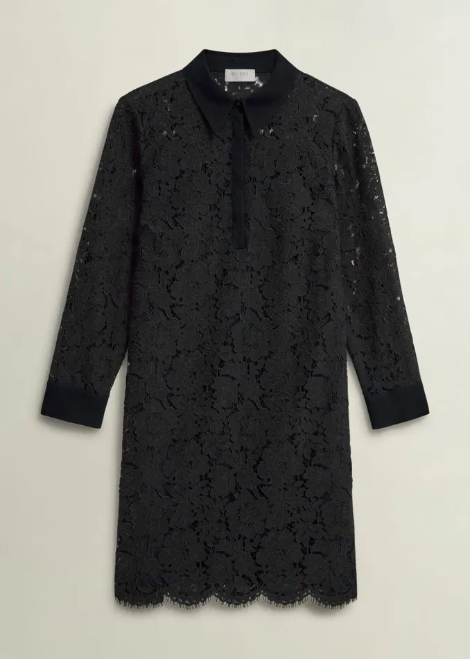 Women Dresses and Jumpsuits Hobbs Marciella Lace Dress Black