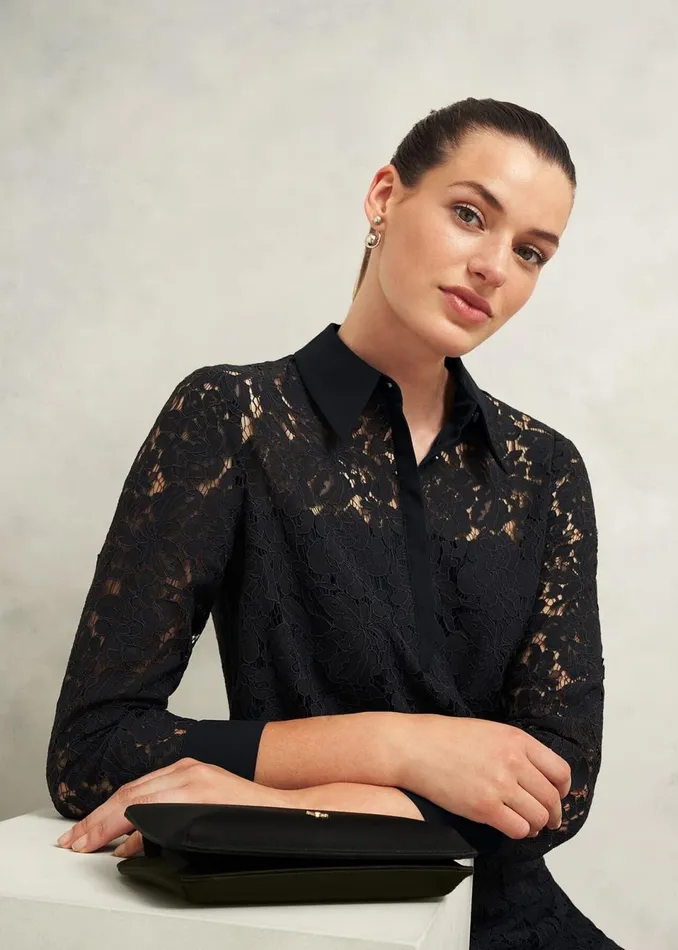 Women Dresses and Jumpsuits Hobbs Marciella Lace Dress Black