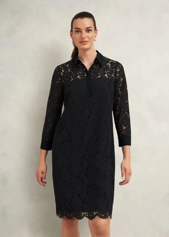 Women Dresses and Jumpsuits Hobbs Marciella Lace Dress Black