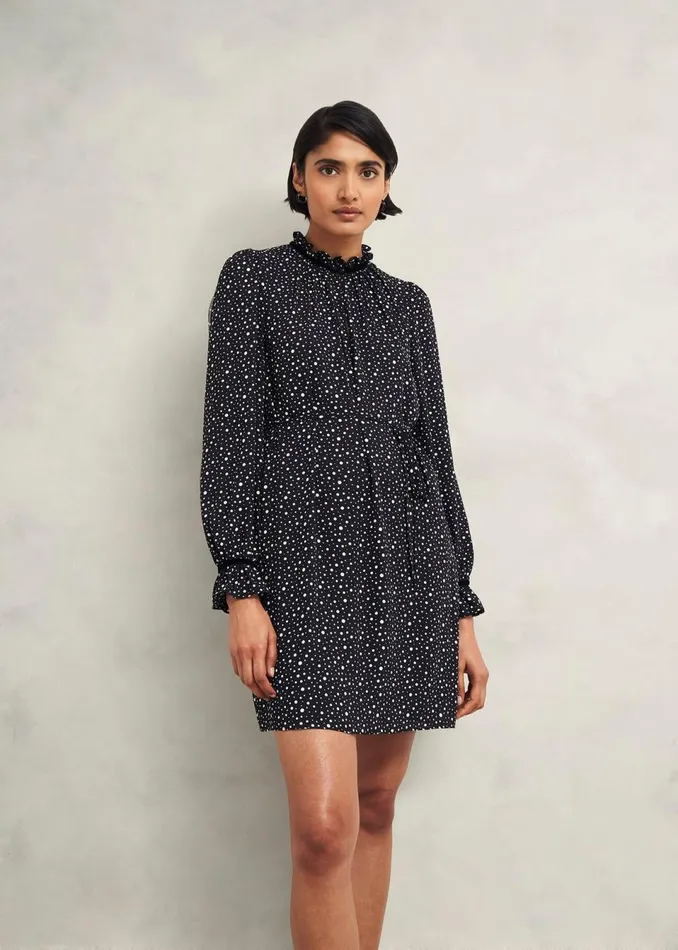Women Dresses and Jumpsuits Hobbs Otilla Dress Black Ivory
