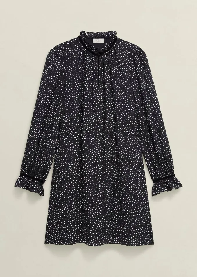 Women Dresses and Jumpsuits Hobbs Otilla Dress Black Ivory