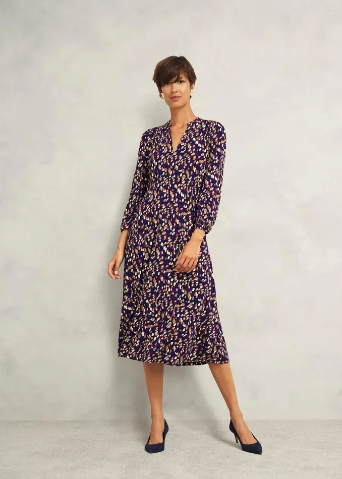 Women Dresses and Jumpsuits Hobbs Petite Harlie Jersey Dress Multi
