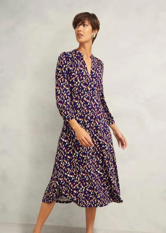 Women Dresses and Jumpsuits Hobbs Petite Harlie Jersey Dress Multi