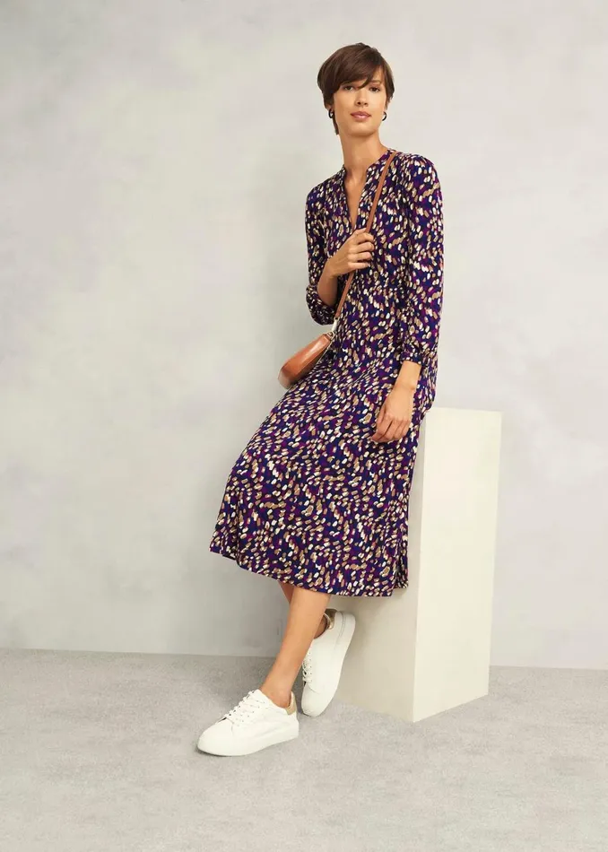 Women Dresses and Jumpsuits Hobbs Petite Harlie Jersey Dress Multi